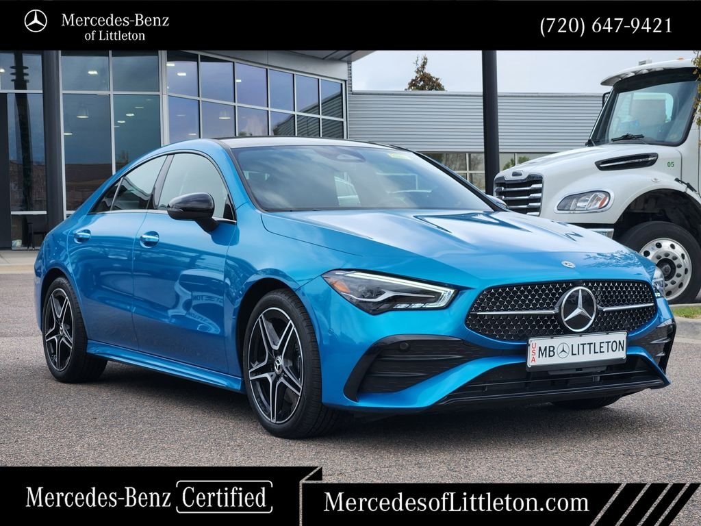 Certified Used 2025 Blue Mercedes-Benz CLA 250 image 3