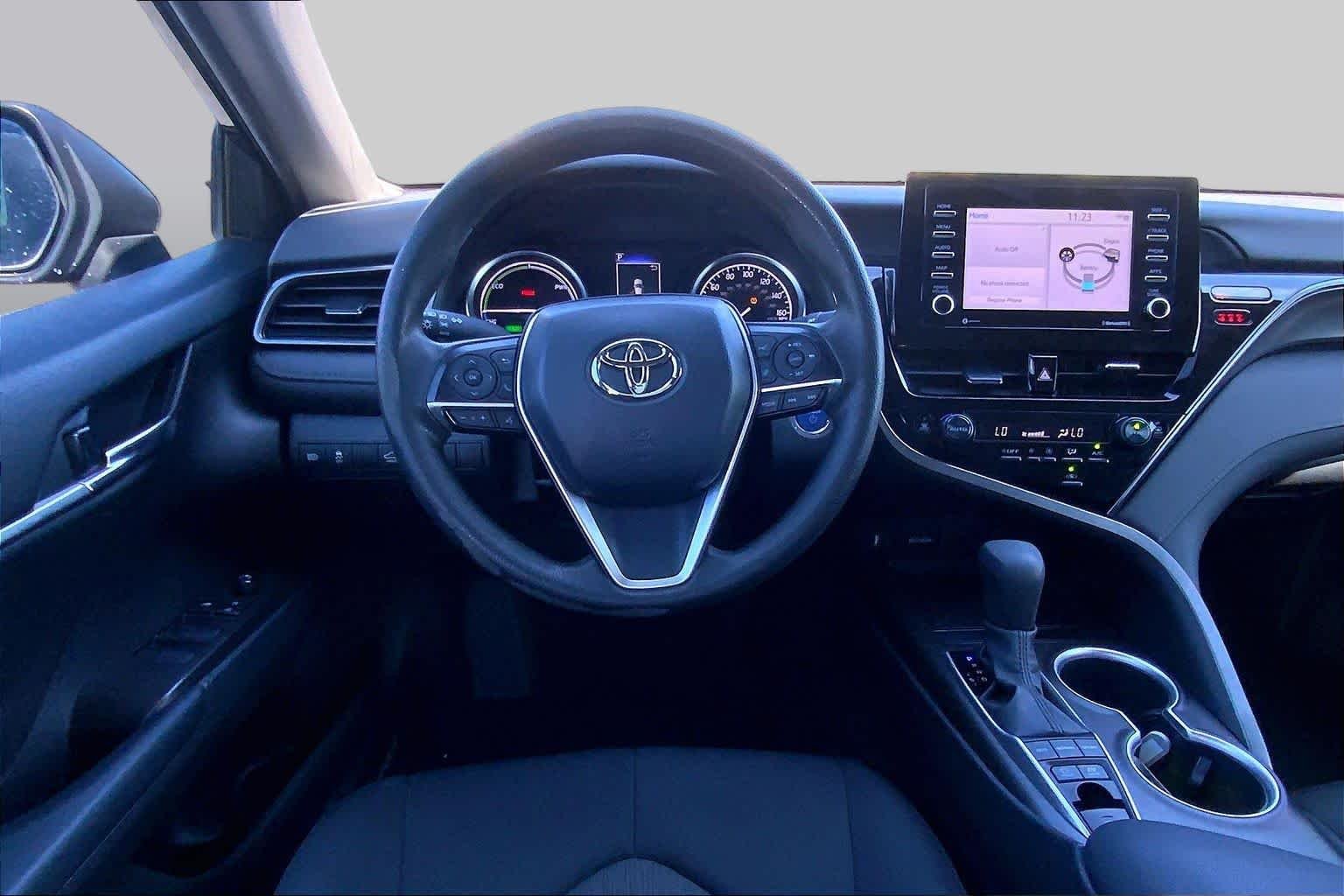 Used 2023 Midnight Black Metallic Toyota Hybrid LE image 6