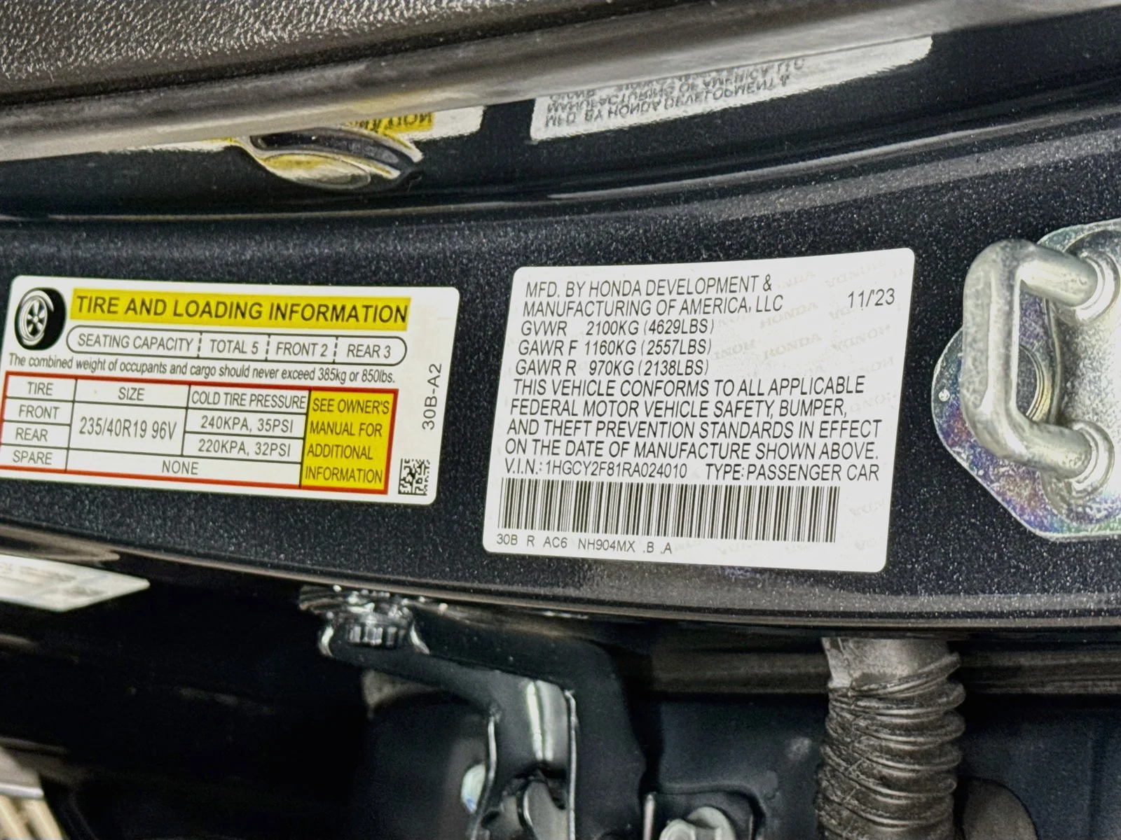 Used 2024 Gray Honda Touring image 28