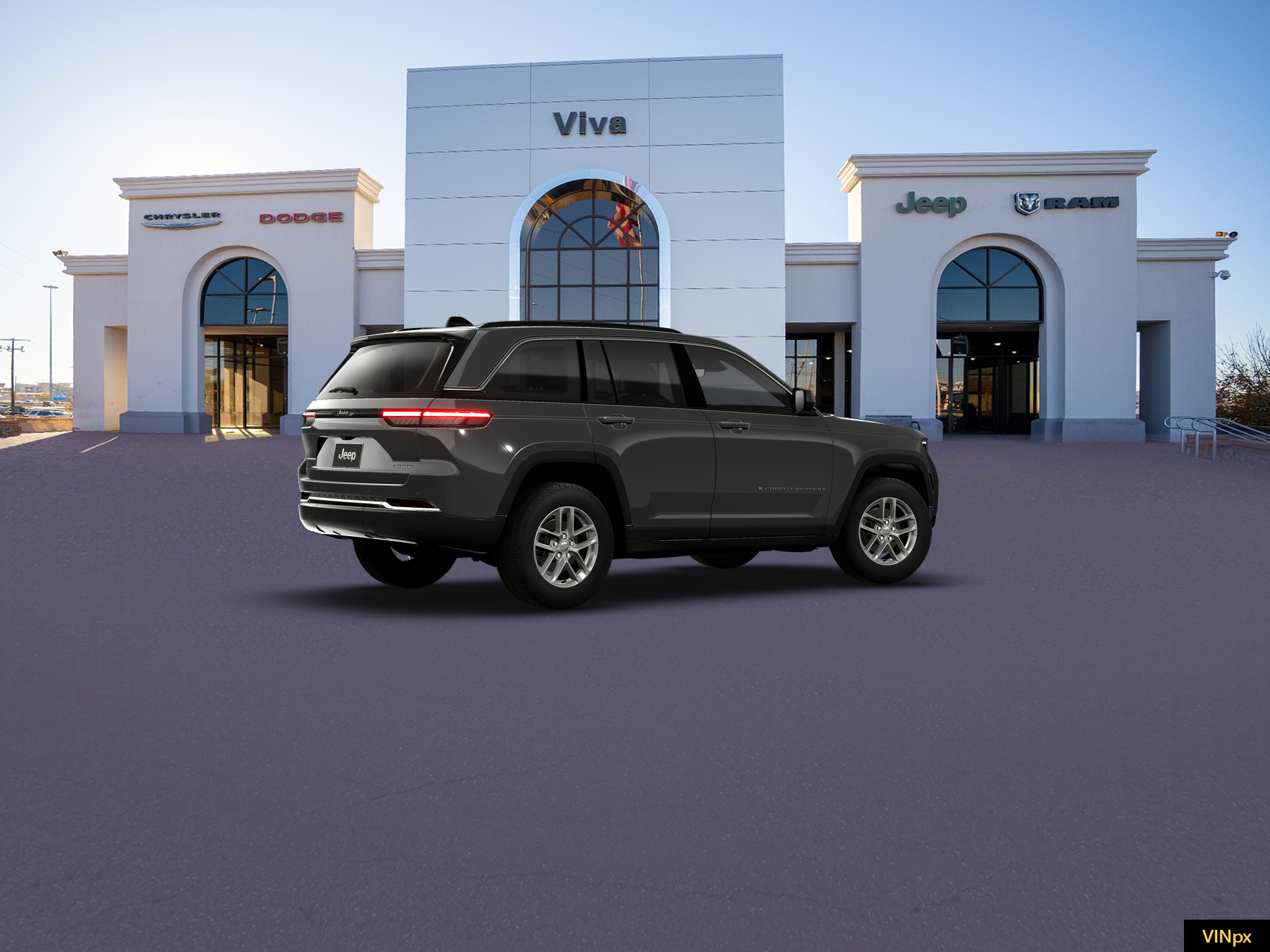 New 2026 Baltic Gray Metallic Clear-Coat Exterior Paint Jeep Laredo image 8