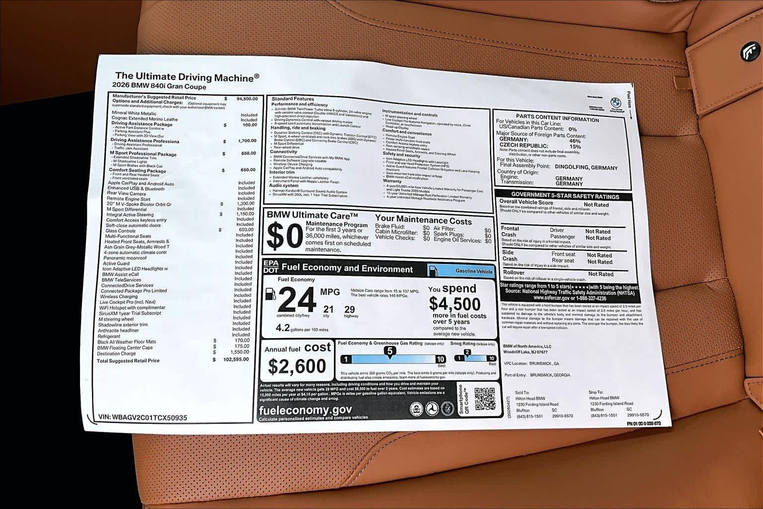 2026 BMW 8 Series 840i - Photo 18