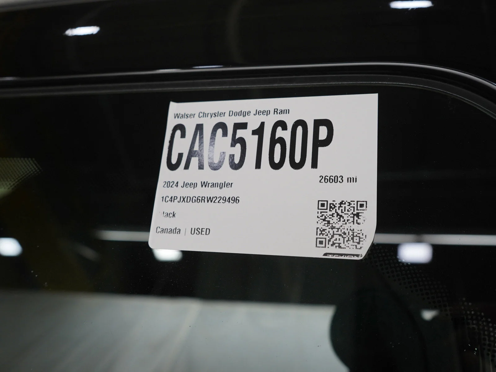 Used 2024 Black Clearcoat Jeep Willys image 30