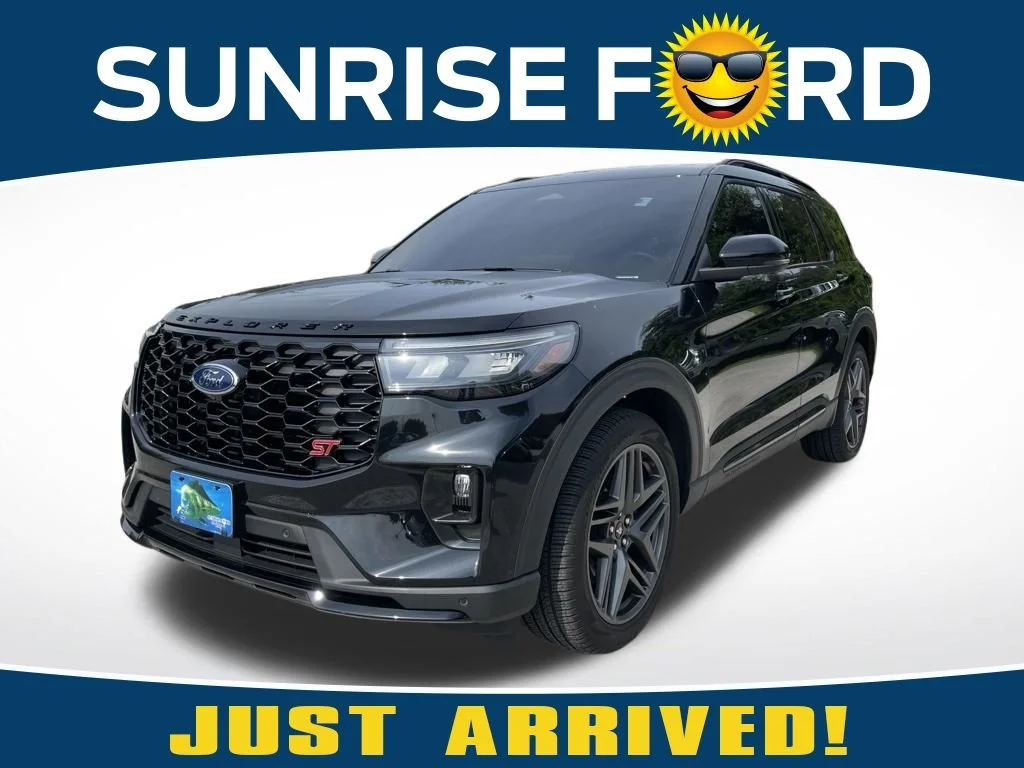 Certified Used 2025 Black Metallic Ford ST image 1
