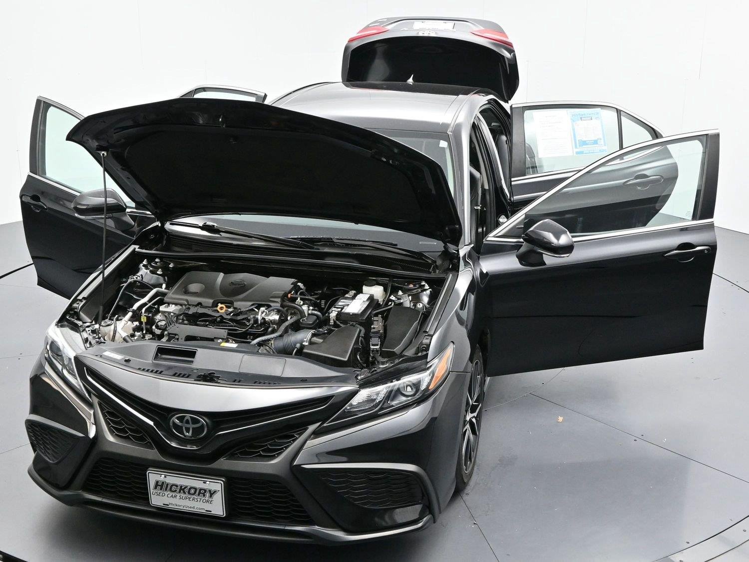 Used 2023 Midnight Black Metallic Toyota SE image 42