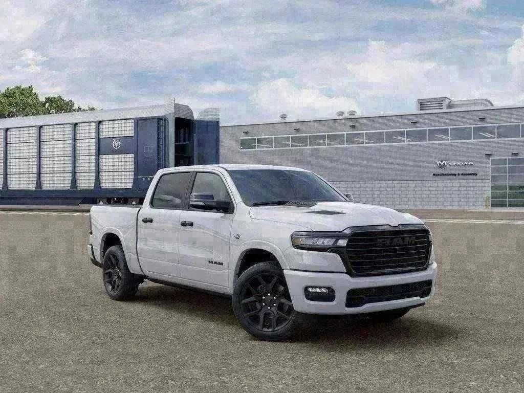 New 2026 Bright White Clear-Coat Exterior Paint RAM Laramie image 48