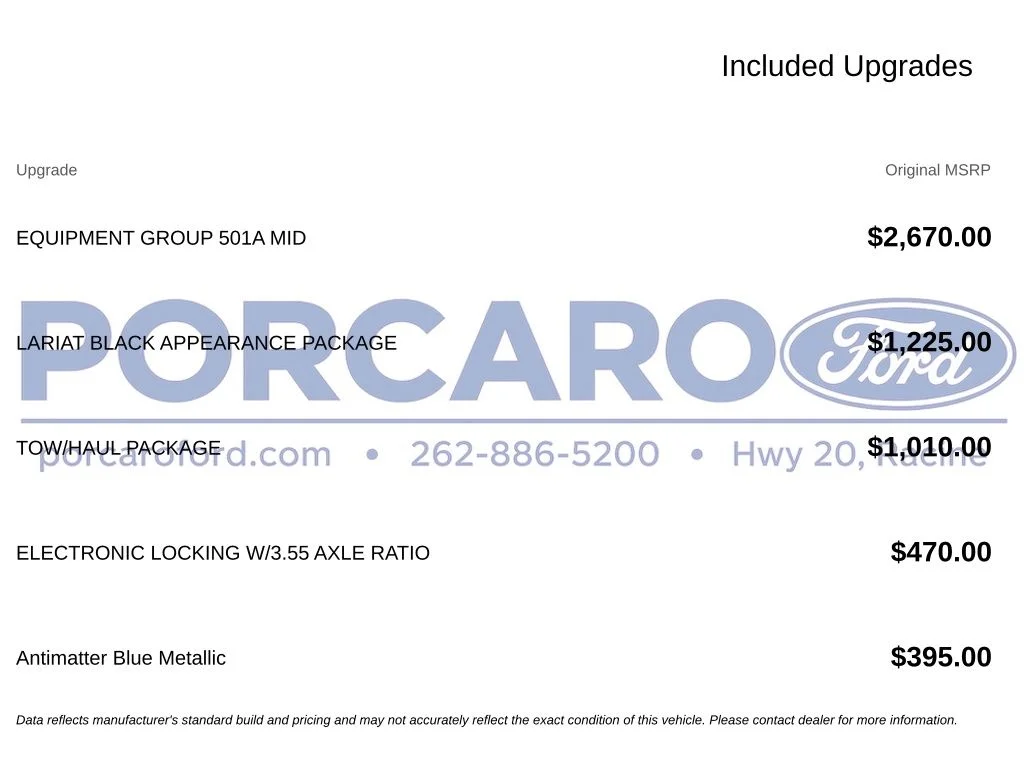 New 2026 Antimatter Blue Metallic Ford Lariat® image 28