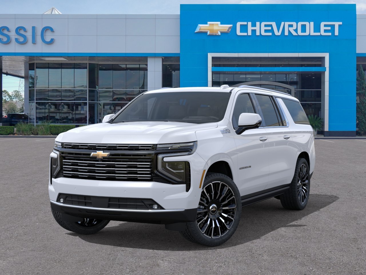 2026 Chevrolet Suburban High Country White at Classic Elite Chevrolet Hwy 6