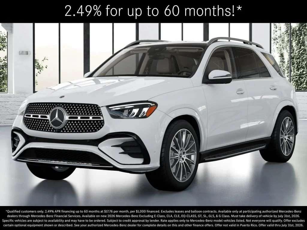 New 2026 Polar White Mercedes-Benz GLE 350 image 1