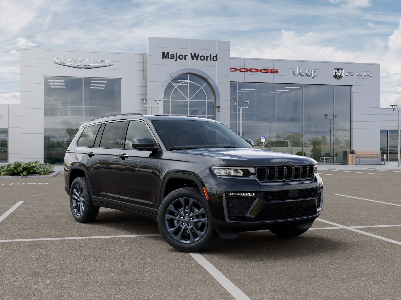 New 2026 Diamond Black Crystal Pearl-Coat Exterior Paint Jeep  image 5