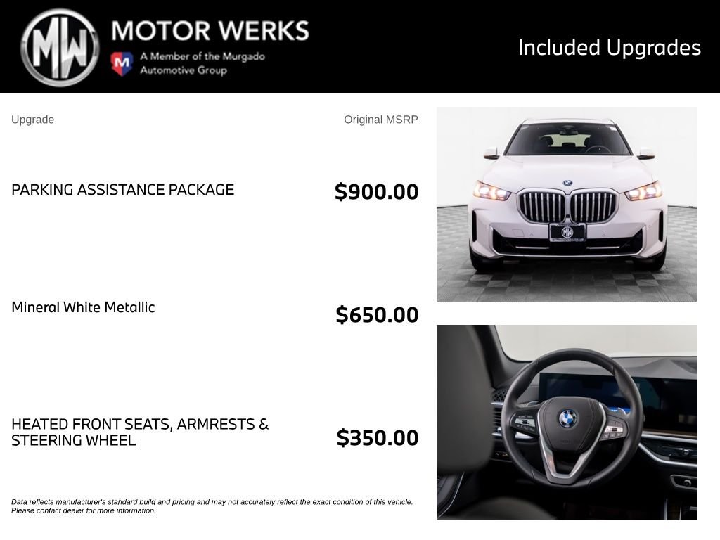 Certified Used 2024 Mineral White Metallic BMW xDrive50e image 4