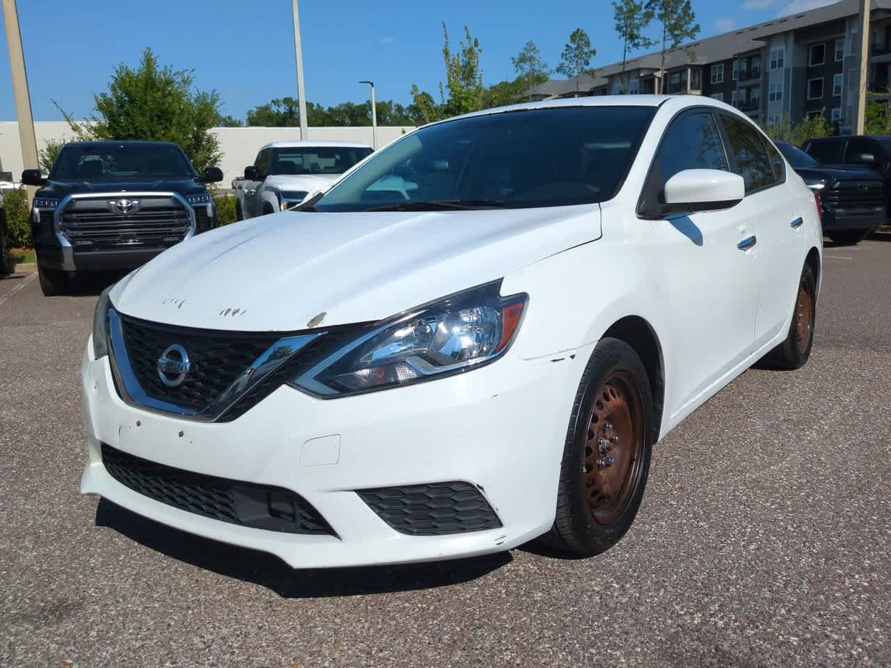 Used 2018 Nissan Sentra S with VIN 3N1AB7AP1JY328587 for sale in Wesley Chapel, FL
