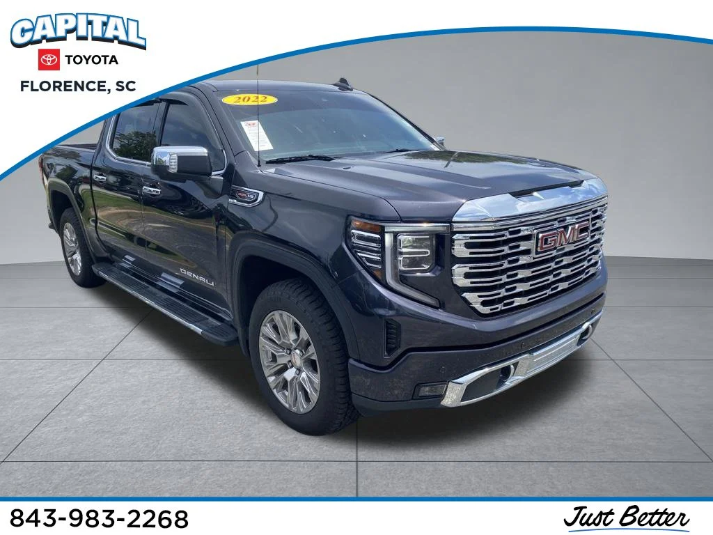 Used 2022 Silver GMC Denali image 1