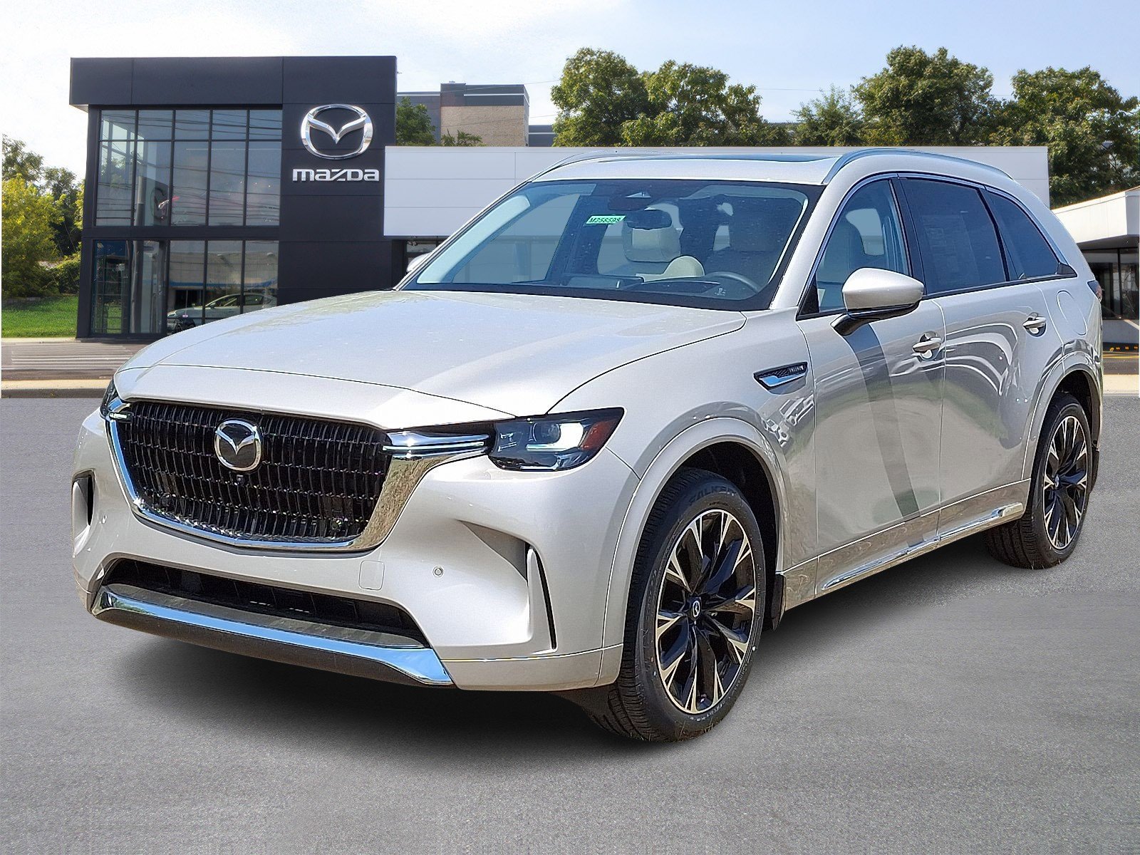 New 2025 Platinum Quartz Metallic Mazda 3.3 Turbo S Premium Plus AWD image 2