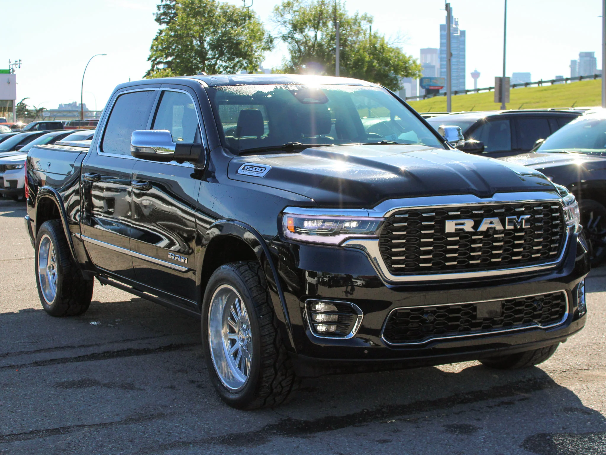 New 2026 Black RAM Tungsten*, 22 Inch American Force Wheels, 33 Inch Tires image 9