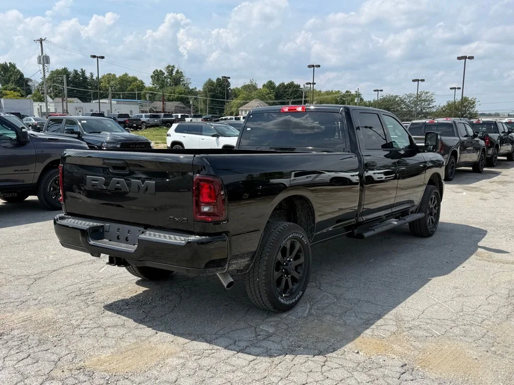 New 2027 Diamond Black Crystal Pearl-Coat Exterior Paint RAM Black Express image 6