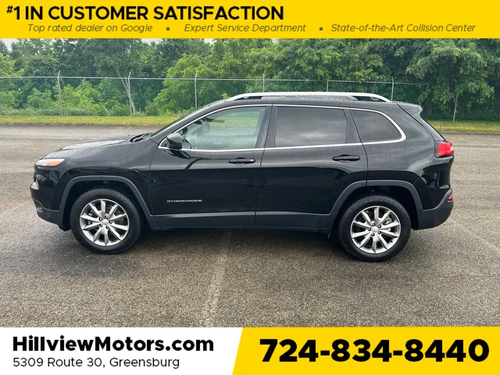 Used 2018 Diamond Black Jeep Limited image 2