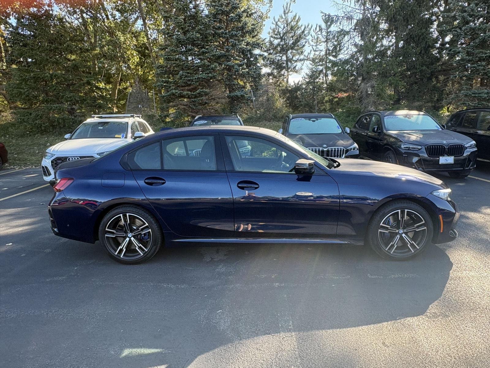 Used 2024 Tanzanite Blue II Metallic BMW M340i xDrive image 8