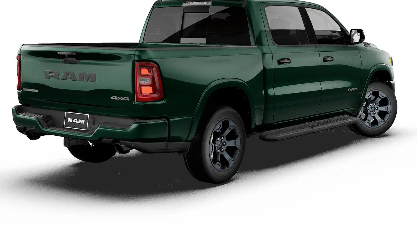 New 2027 Serrano-Green Metallic Exterior Paint RAM BIG HORN image 2