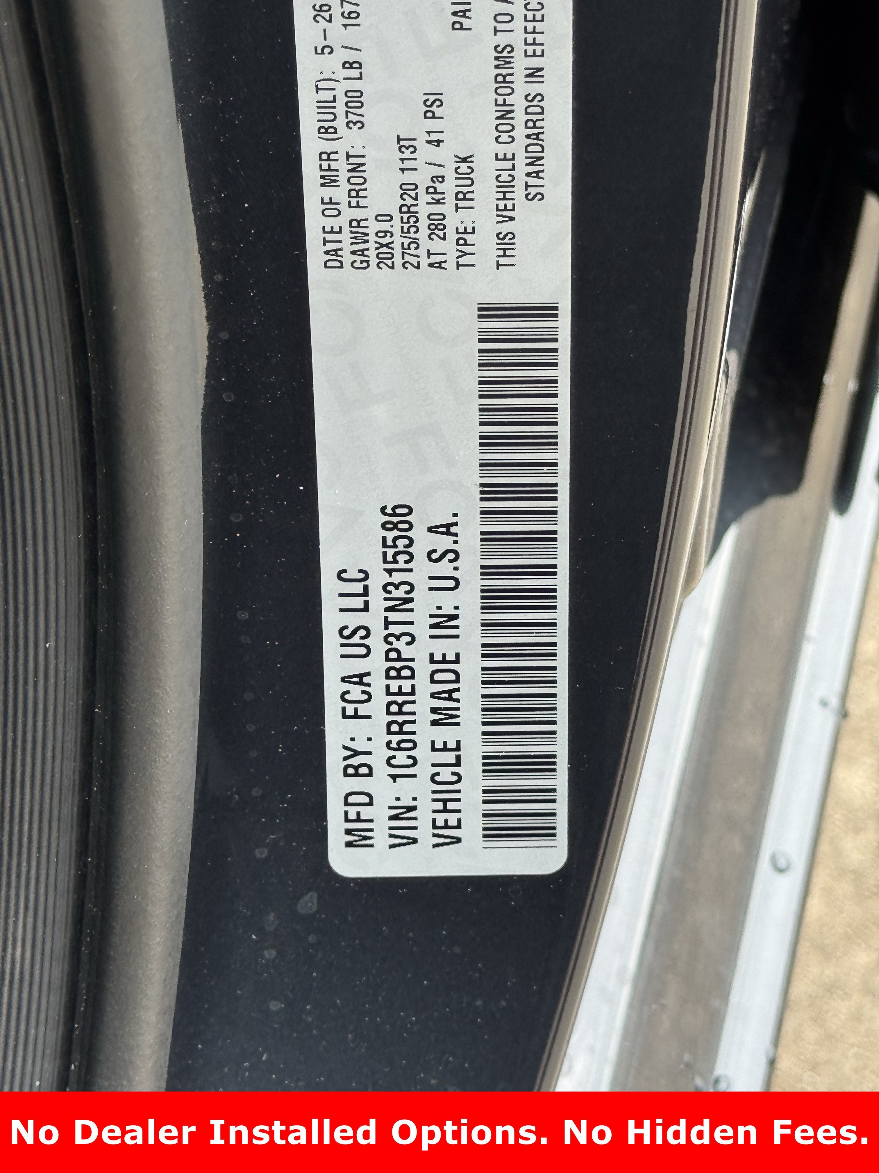 New 2026 Forged Blue Metallic Exterior Paint RAM Lone Star image 23