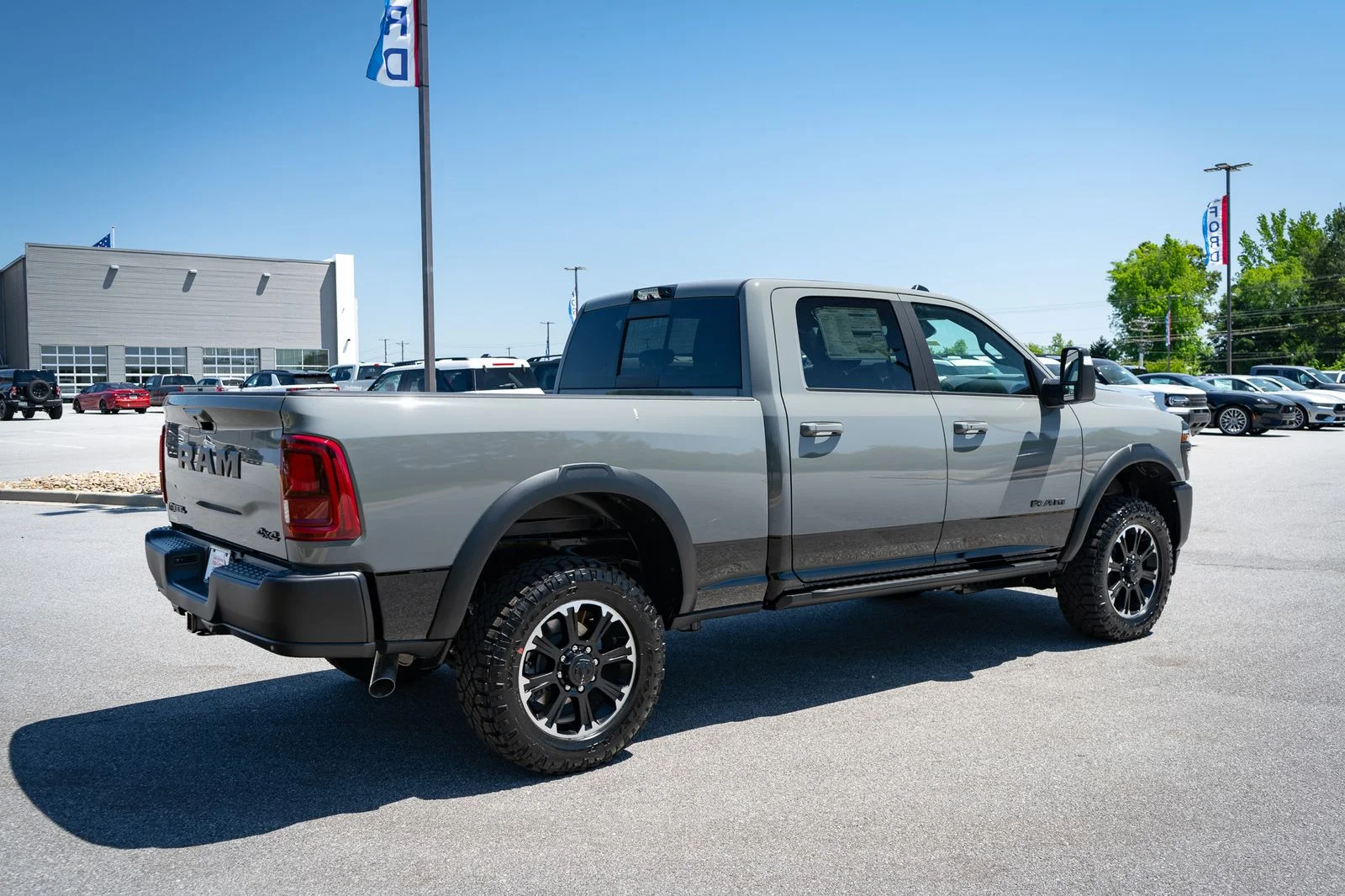 New 2026 Ceramic Gray Clear-Coat Exterior Paint RAM Rebel image 10