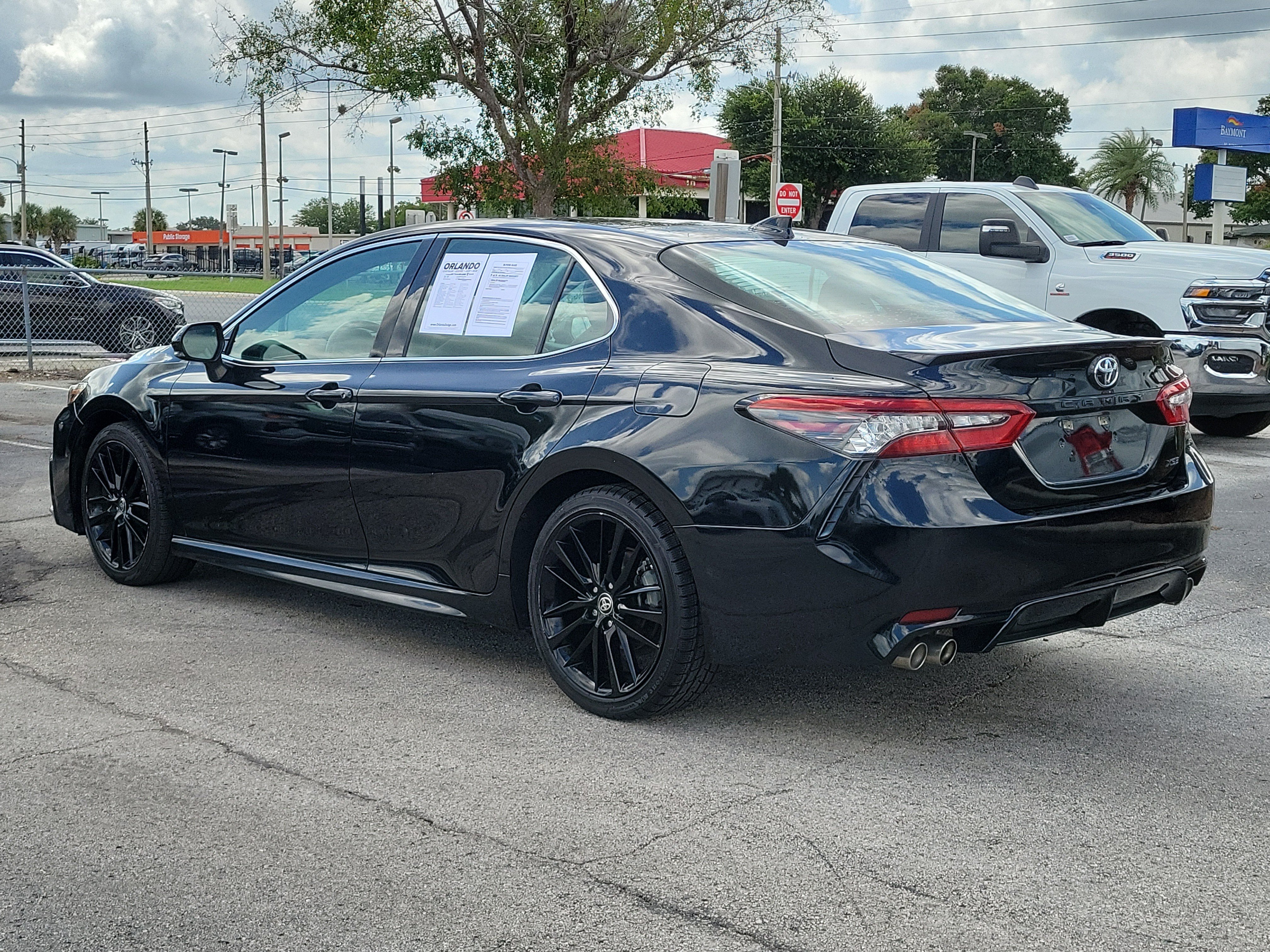 Used 2021 Midnight Black Metallic Toyota XSE image 5