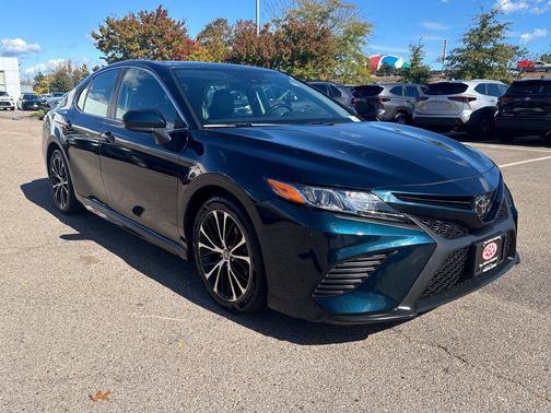 Certified Used 2020 Blue Toyota SE image 9