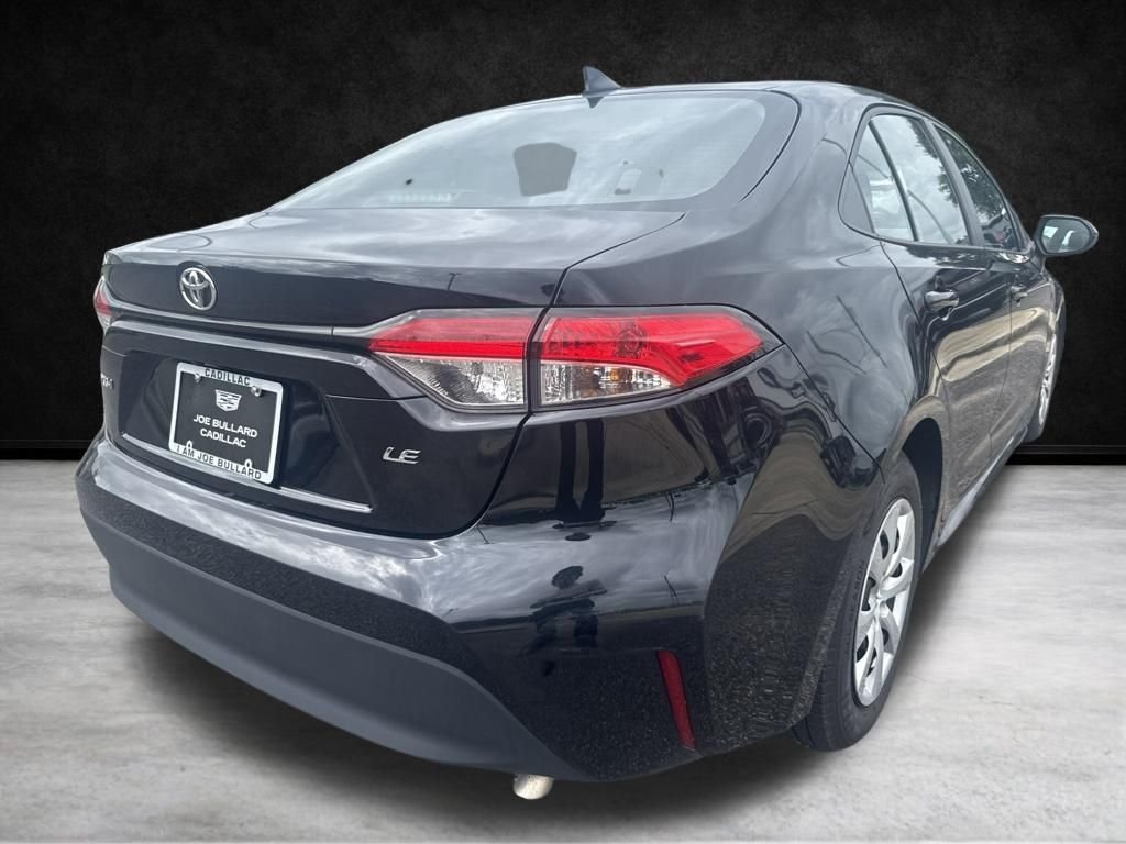Used 2024 Midnight Black Metallic Toyota LE image 4