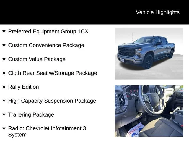 Certified Used 2024 Sterling Gray Metallic Chevrolet Custom image 8