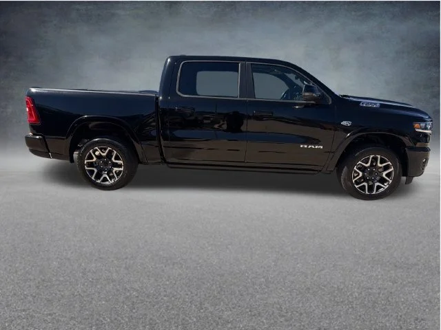 New 2027 Diamond Black Crystal Pearl-Coat Exterior Paint RAM Laramie image 8
