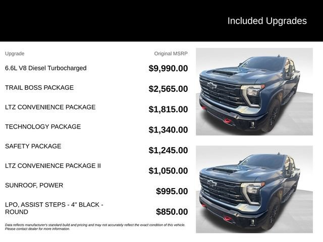 Used 2025 Lakeshore Blue Metallic Chevrolet LTZ image 5