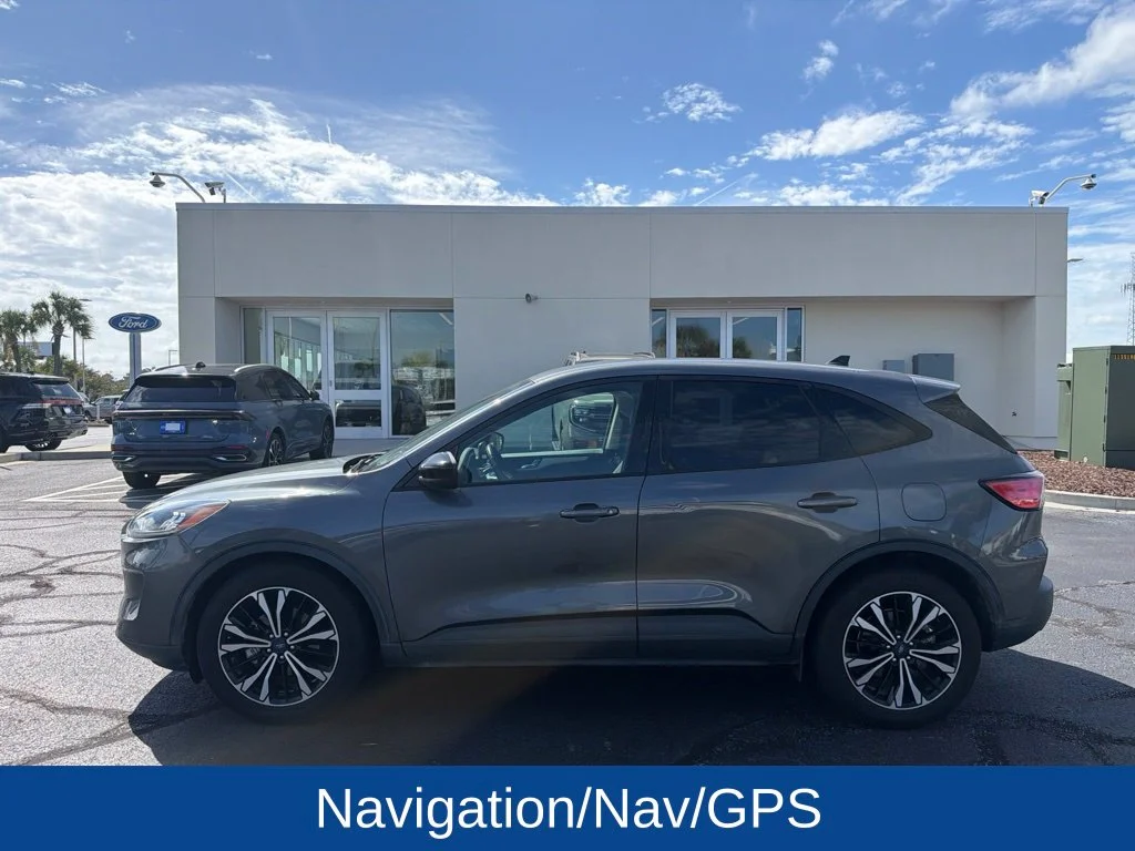 Used 2021 Gray Ford SE Hybrid image 3