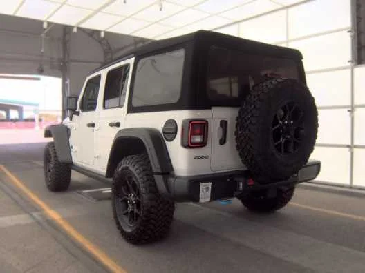 Used 2024 Bright White Clearcoat Jeep Willys image 6