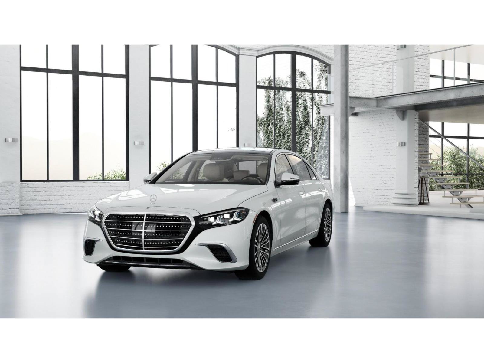 New 2027 MANUFAKTUR Moonlight White Metallic Mercedes-Benz S 500 4MATIC® Sedan image 41