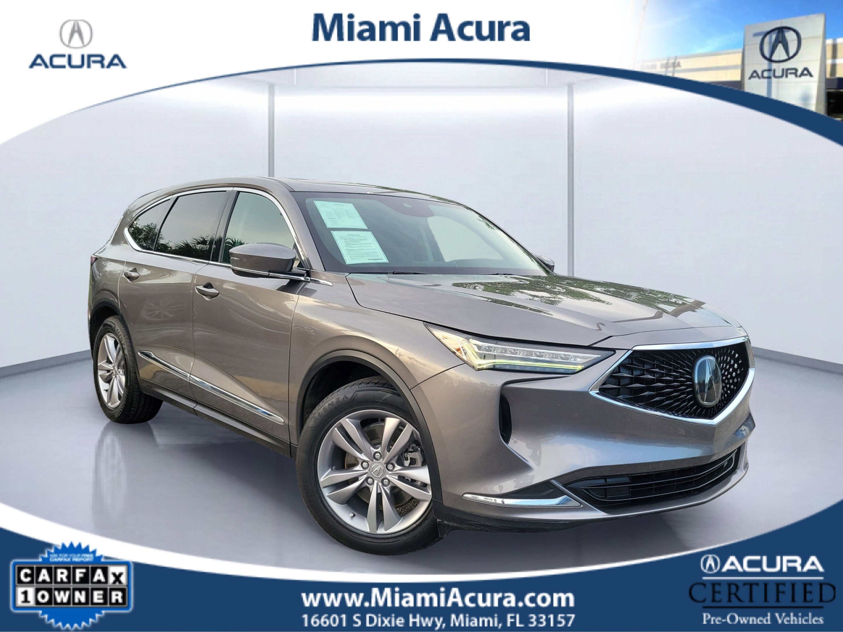Certified Used 2024 Liquid Carbon Metallic Acura 3.5L image 1