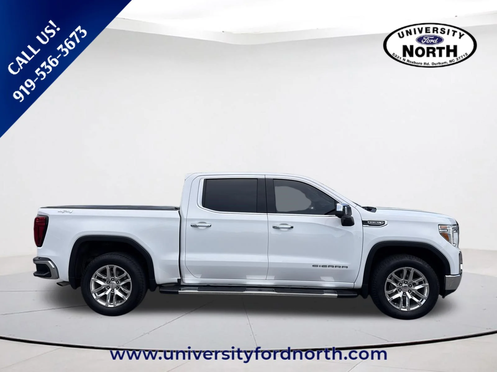 Used 2021 Summit White GMC SLT image 8