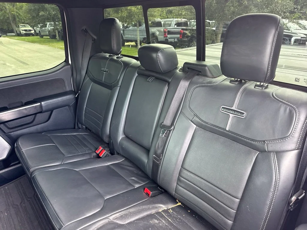 Used 2023 White Metallic Ford Platinum image 11