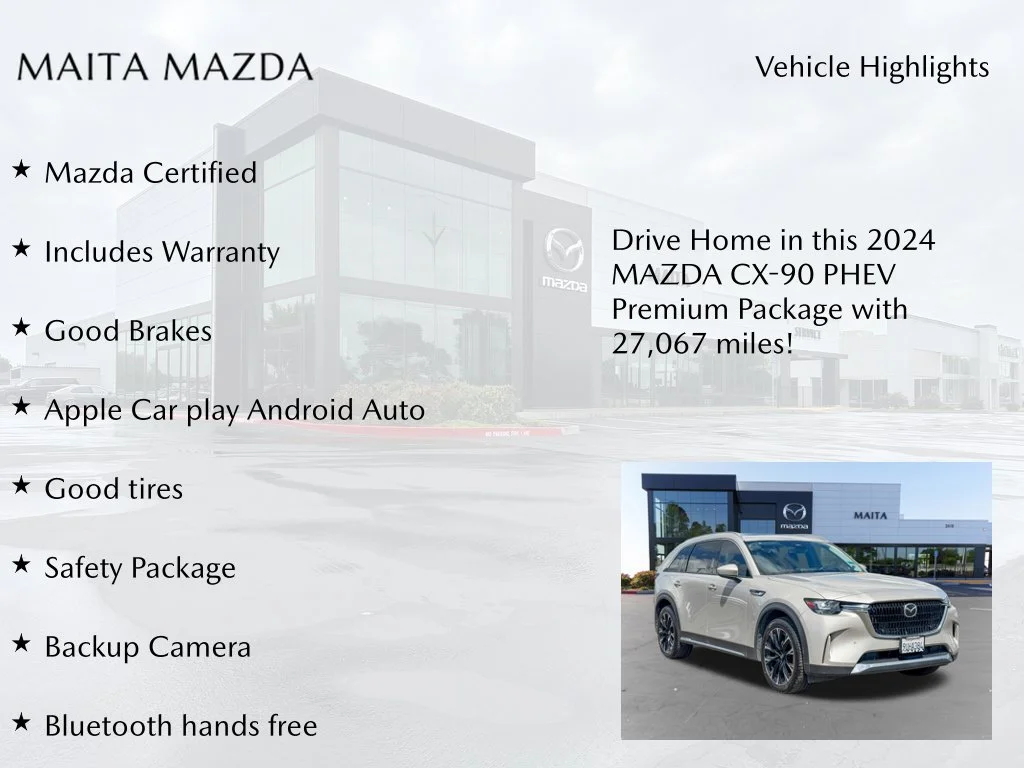 Certified Used 2024 Platinum Quartz Mazda Premium image 7