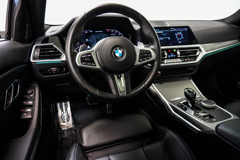 Used 2021 Black BMW M340i xDrive image 12