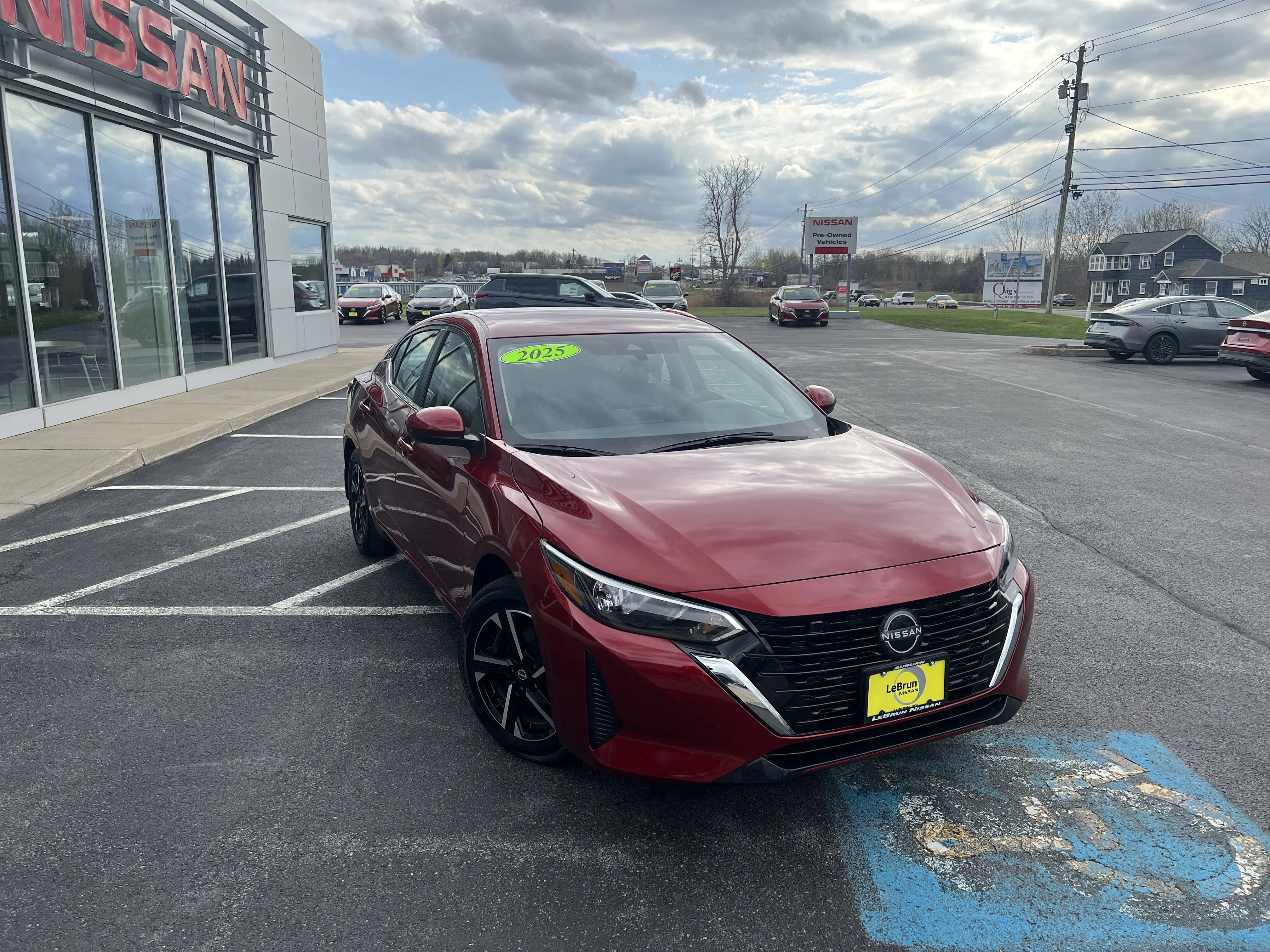 Certified Used 2025 Scarlet Ember Tintcoat Nissan SV image 13