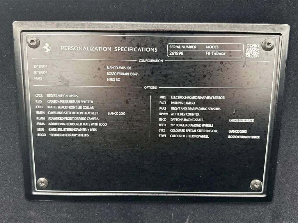 Used 2021 Bianco Avus Ferrari  image 9