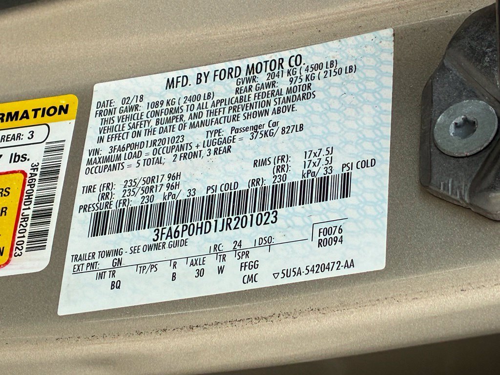 Used 2018 Gold Ford SE image 30