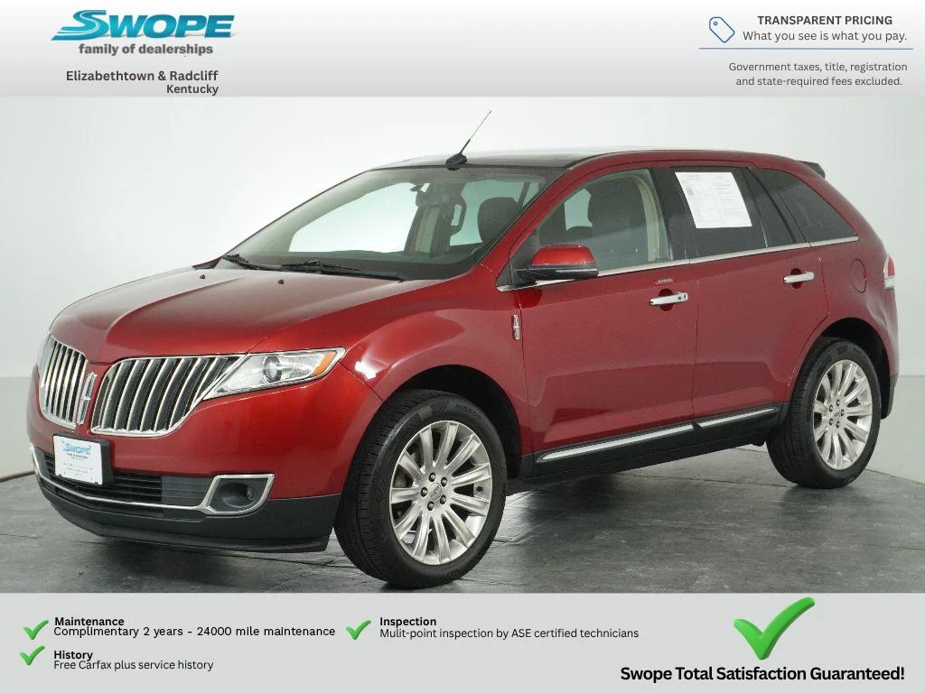 Used 2013 Ruby Red Metallic Tinted Clearcoat Lincoln Base image 7