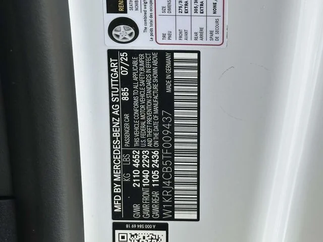 New 2026 White/off-white Mercedes-Benz Base image 15