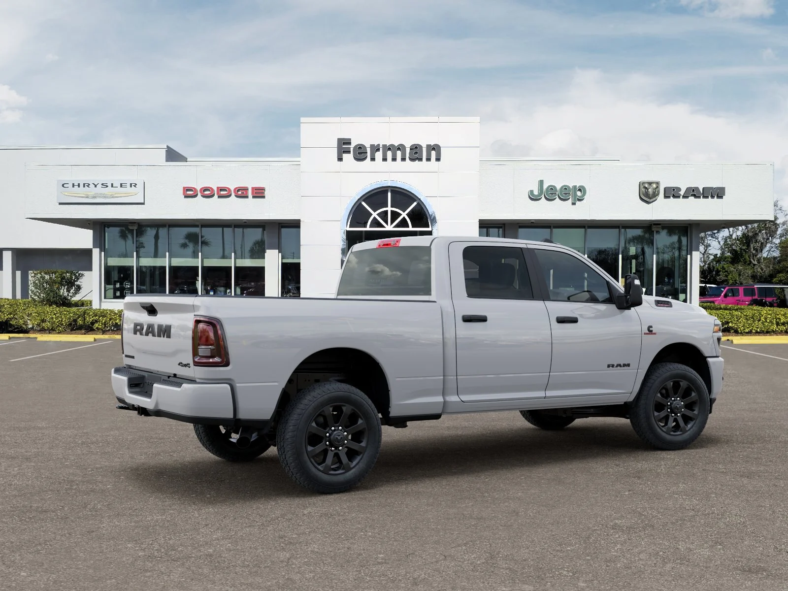 New 2026 Bright White Clear-Coat Exterior Paint RAM Big Horn image 33