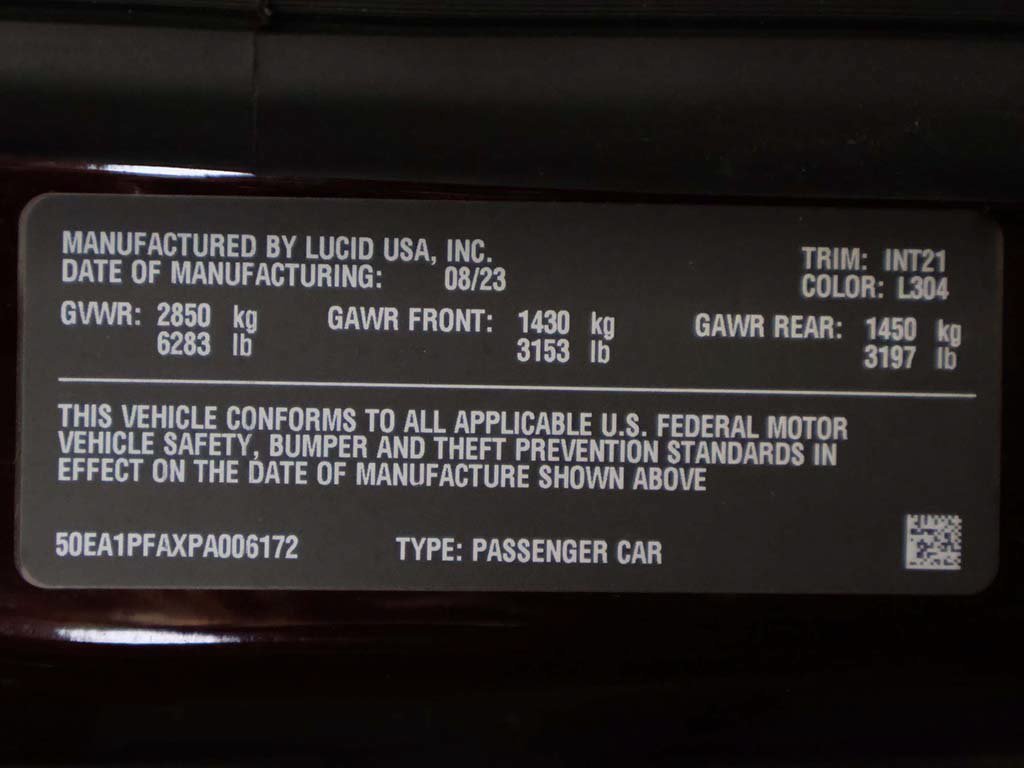 Used 2023 Red Lucid Pure image 51