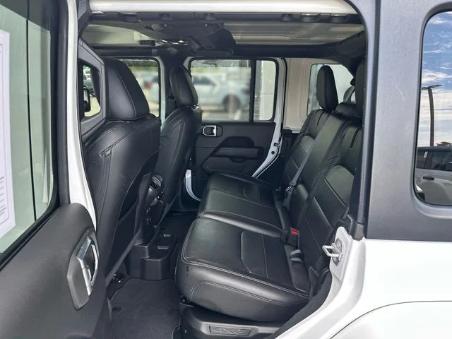 Used 2021 White Jeep Unlimited Sahara 4xe image 23