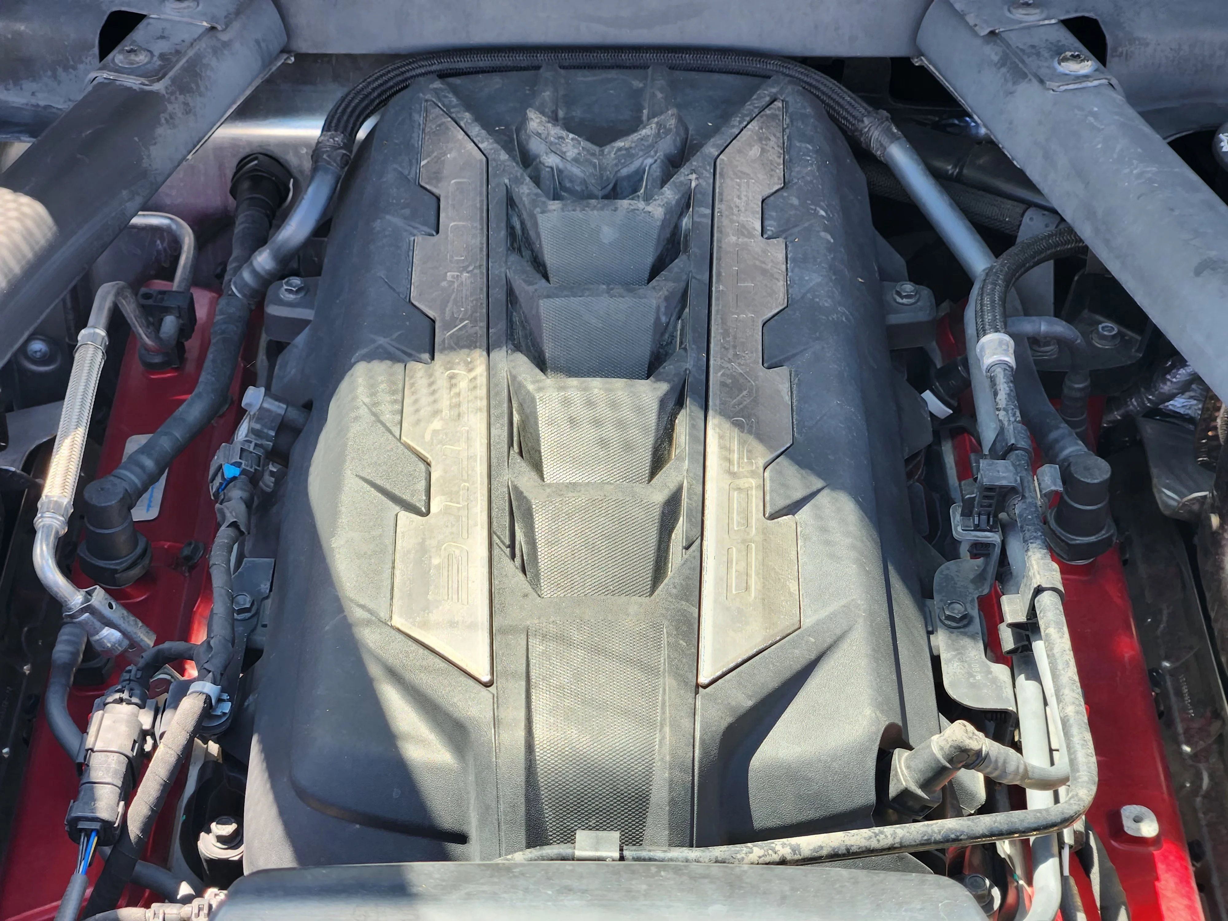Used 2021 Elkhart Lake Blue Metallic Chevrolet Stingray 2LT image 30