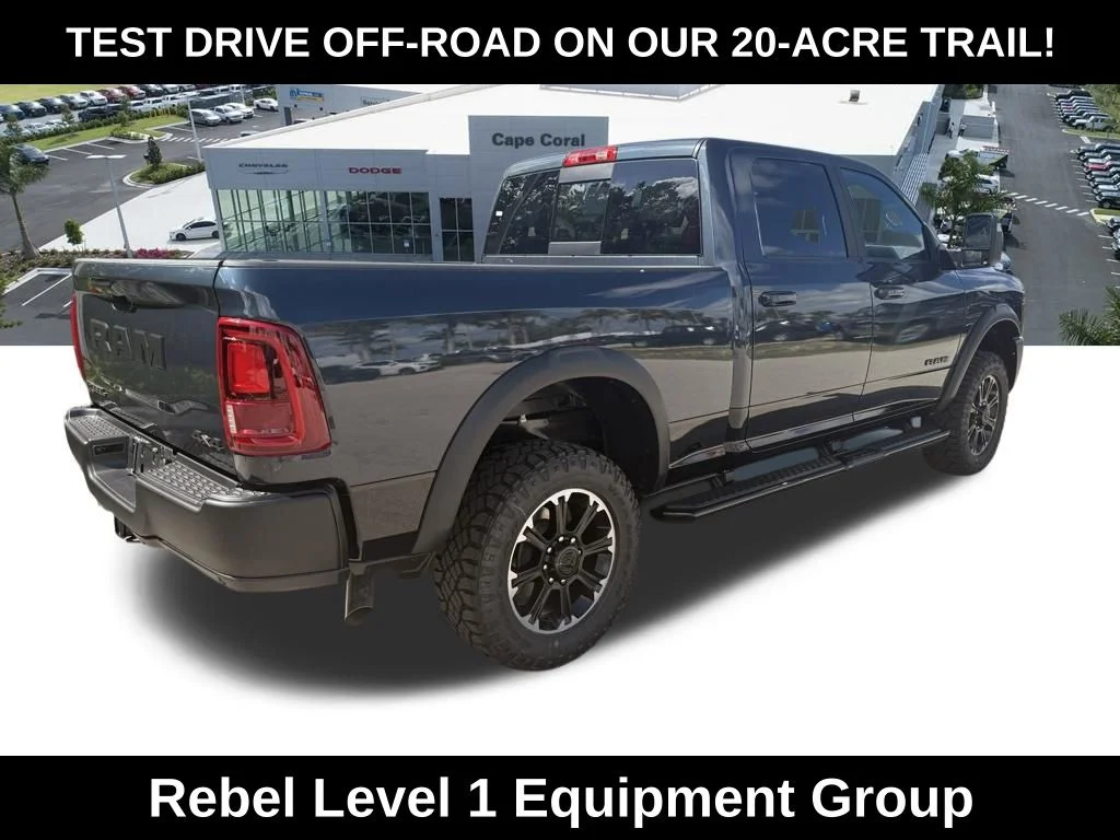 New 2026 Forged Blue Metallic Exterior Paint RAM Rebel image 4