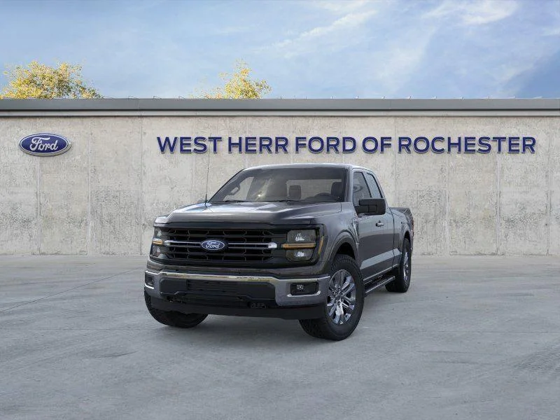 New 2026 Agate Black Metallic Ford XLT image 3