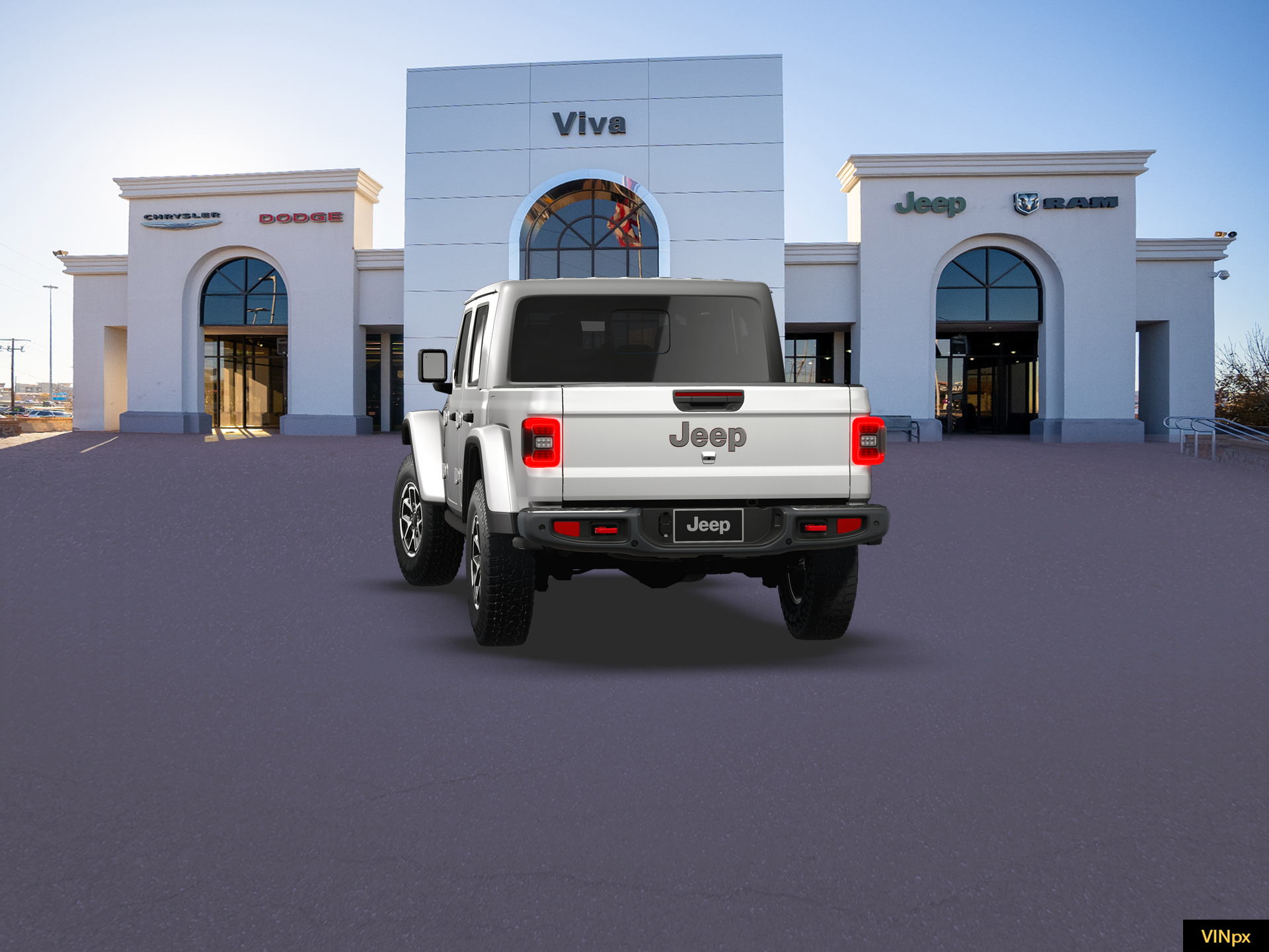 New 2026 Bright White Clear-Coat Exterior Paint Jeep Rubicon X image 13